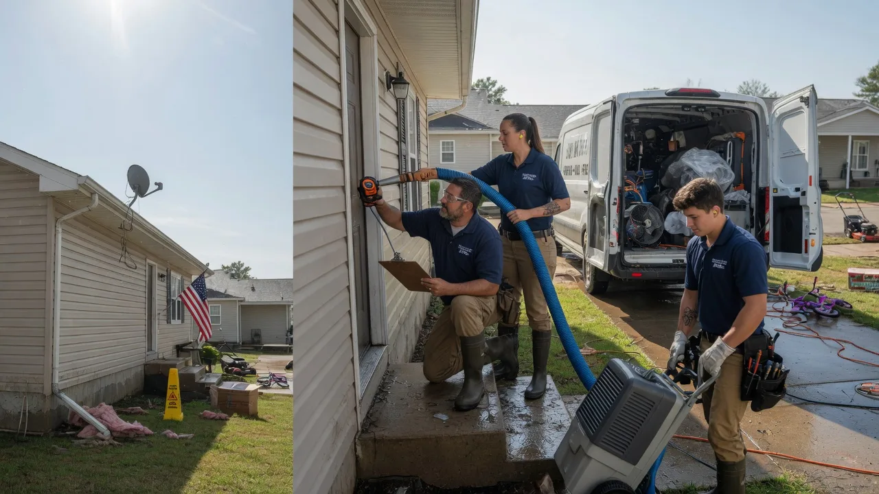Ceiling Water Damage Restoration in West Farmington, OH near me